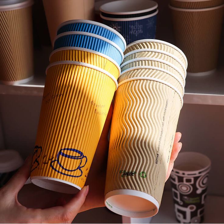 Ripple Coffee Cups for Premium Hot Drink Packaging