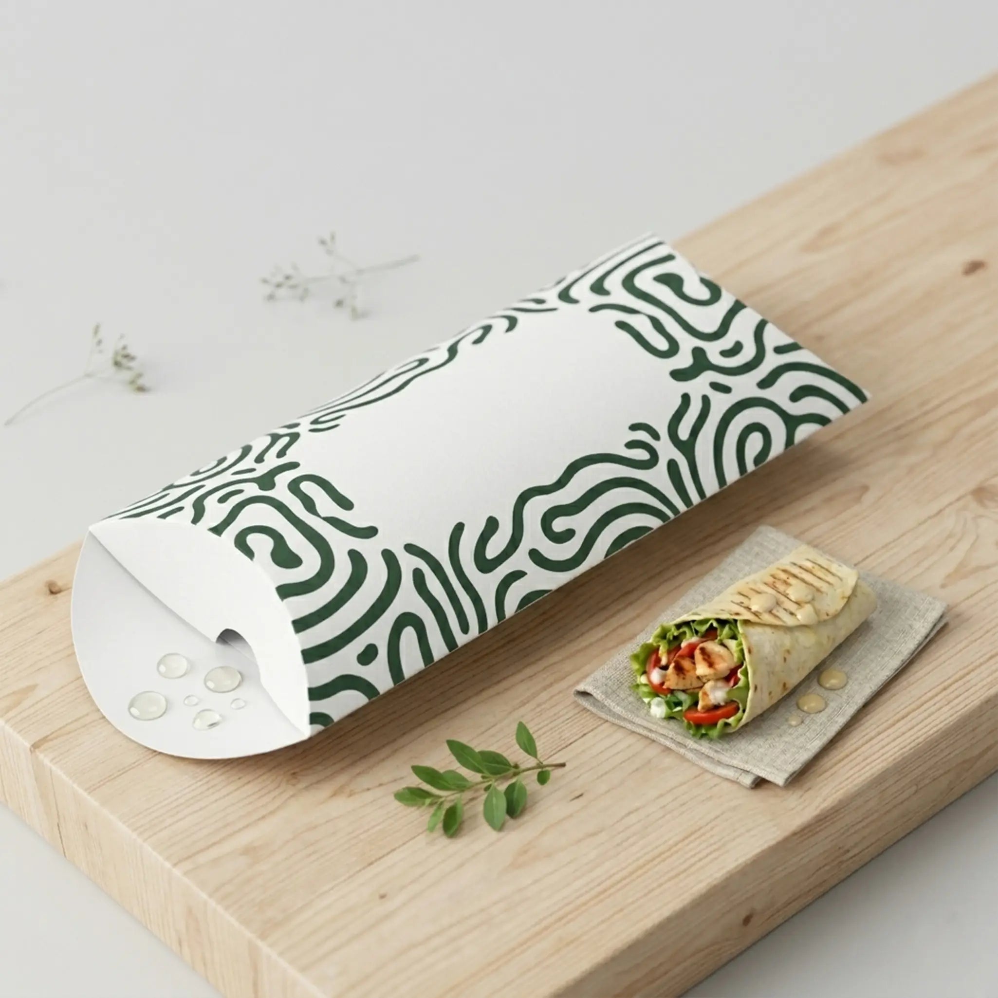 Shawarma Packing Paper Premium Shawarma Packaging Boxes | Fastfoodpak