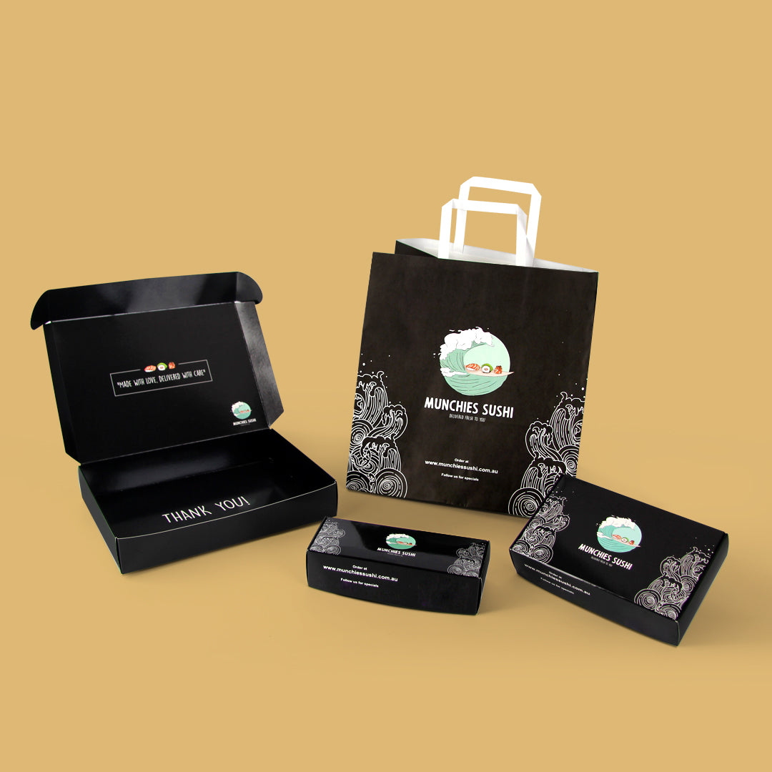 Customized Branded Sushi Series Packaging Solution