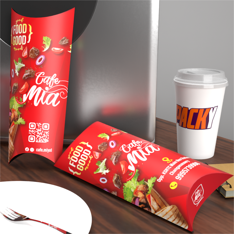Wholesale Custom Logo Disposable Pie Kraft Burrito Wrap Paper Food Shawarma Packaging Box - Fastfoodpak