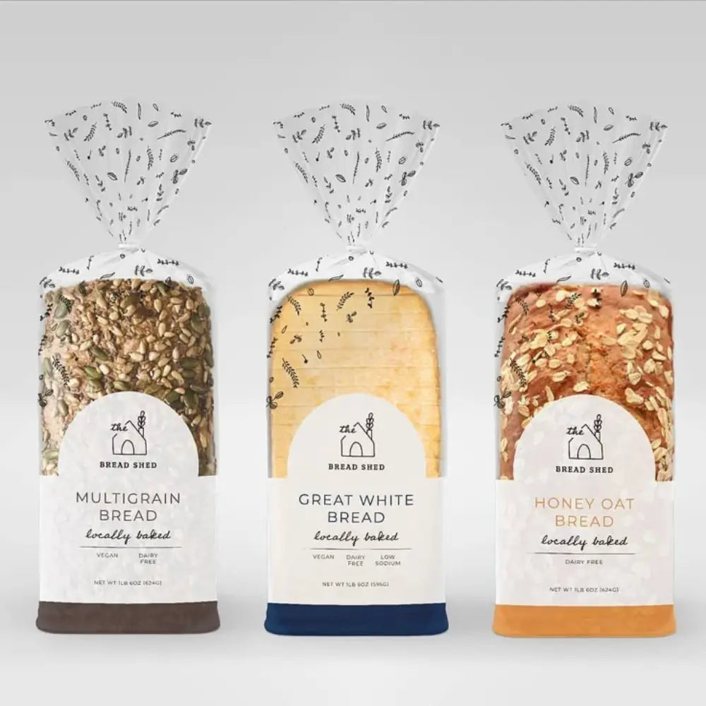 La nourriture écologique de recyclage d'impression personnalisée emporte les poignées de sac en papier kraft