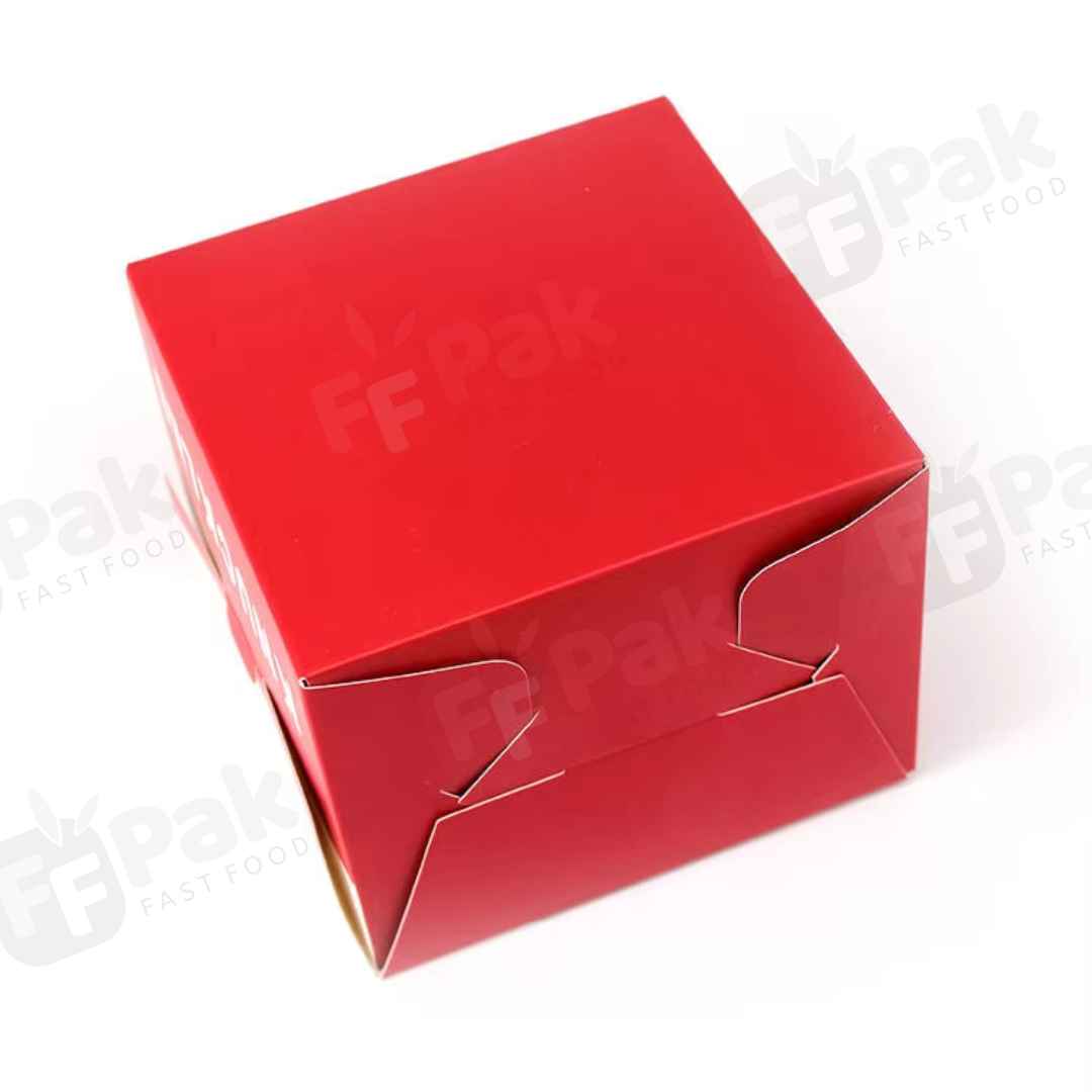 Custom Disposable Food Grade Cardboard Hamburger Packaging Paper Burger Box