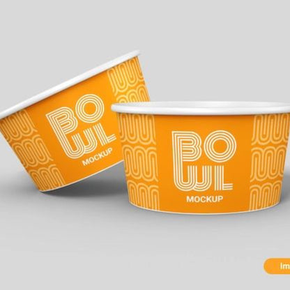 Eco-Conscious Cardboard Bowls for Takeout and Catering