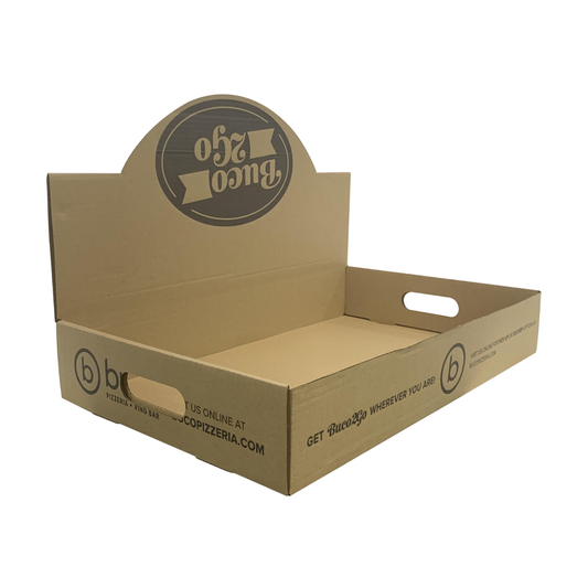 Custom Logo Printed Eco-Friendly Kraft Paper Large Size Pizza Catering Packing Boxes