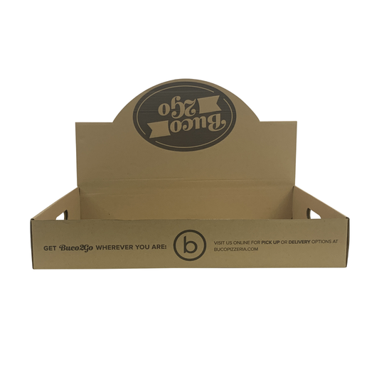 Custom Logo Printed Eco-Friendly Kraft Paper Large Size Pizza Catering Packing Boxes