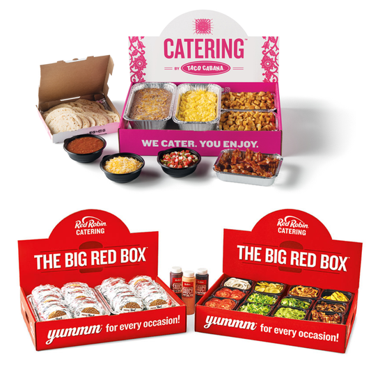 Custom Logo Takeout to Go Food Paper Container Cardboard Catering Takeaway Box