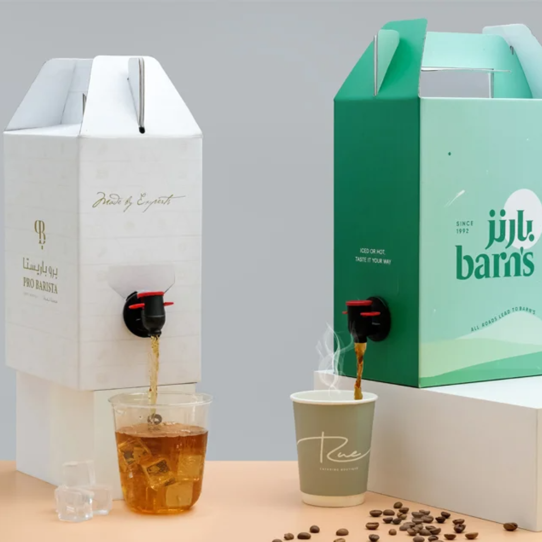Coffee Packing Box Costom 1.5L 2L 3L 5L Disposable Coffee Bag In Box With Vitop Valve Cof ...