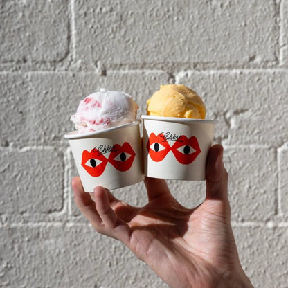 Personalized Paper Cups for Ice Cream and Frozen Desserts