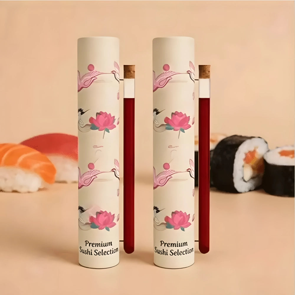 Personalized Sushi Tube Packaging for Takeaway Brands