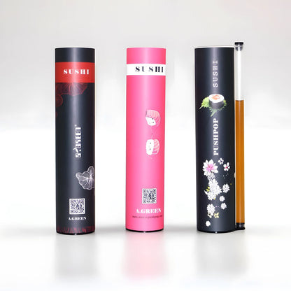 Personalized Sushi Tube Packaging for Takeaway Brands