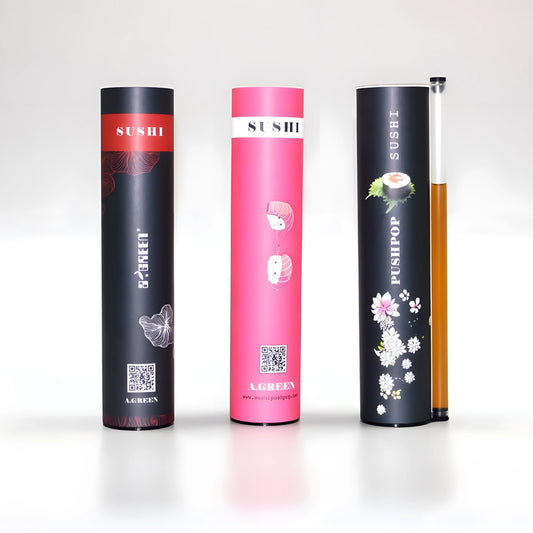 Personalized Sushi Tube Packaging for Takeaway Brands