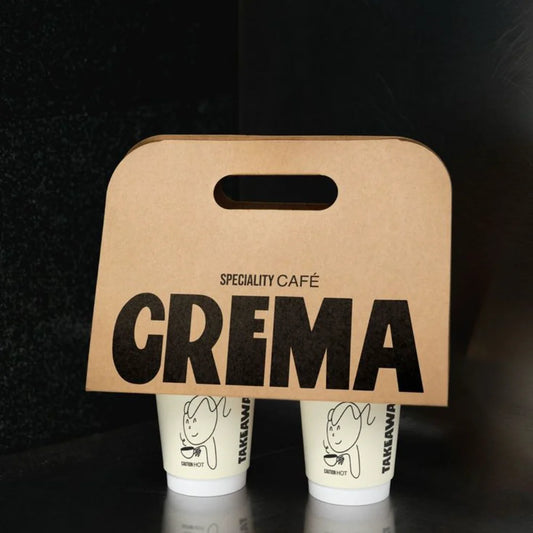 Eco-Friendly Disposable Cup Holders for Takeaway Services