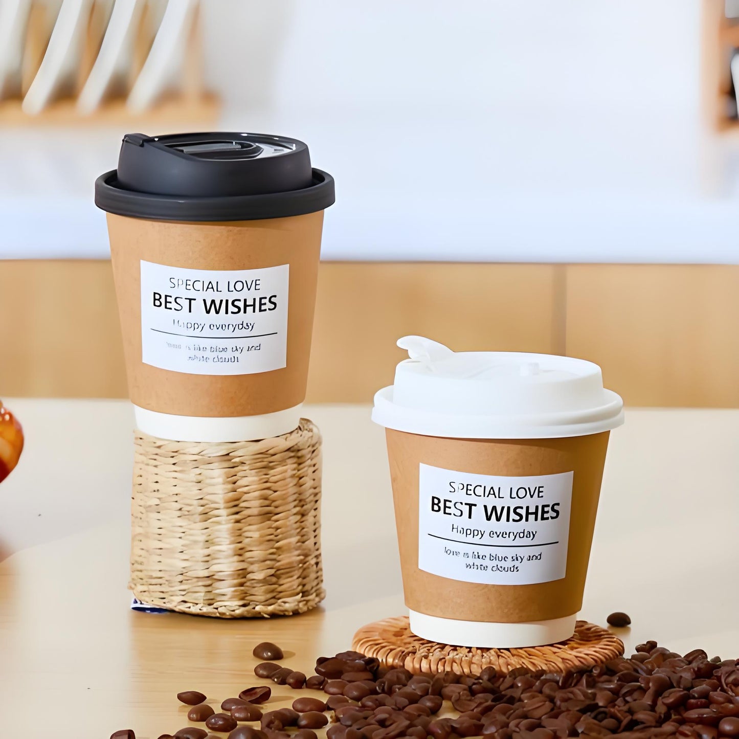 Custom Hot Paper Coffee Cups for Cafes Restaurants and Branding