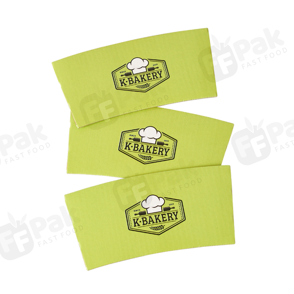 Disposable Customized Heat-resistant Ironing Cup Holder Coffee Paper Cup Sleeve - Fastfoodpak