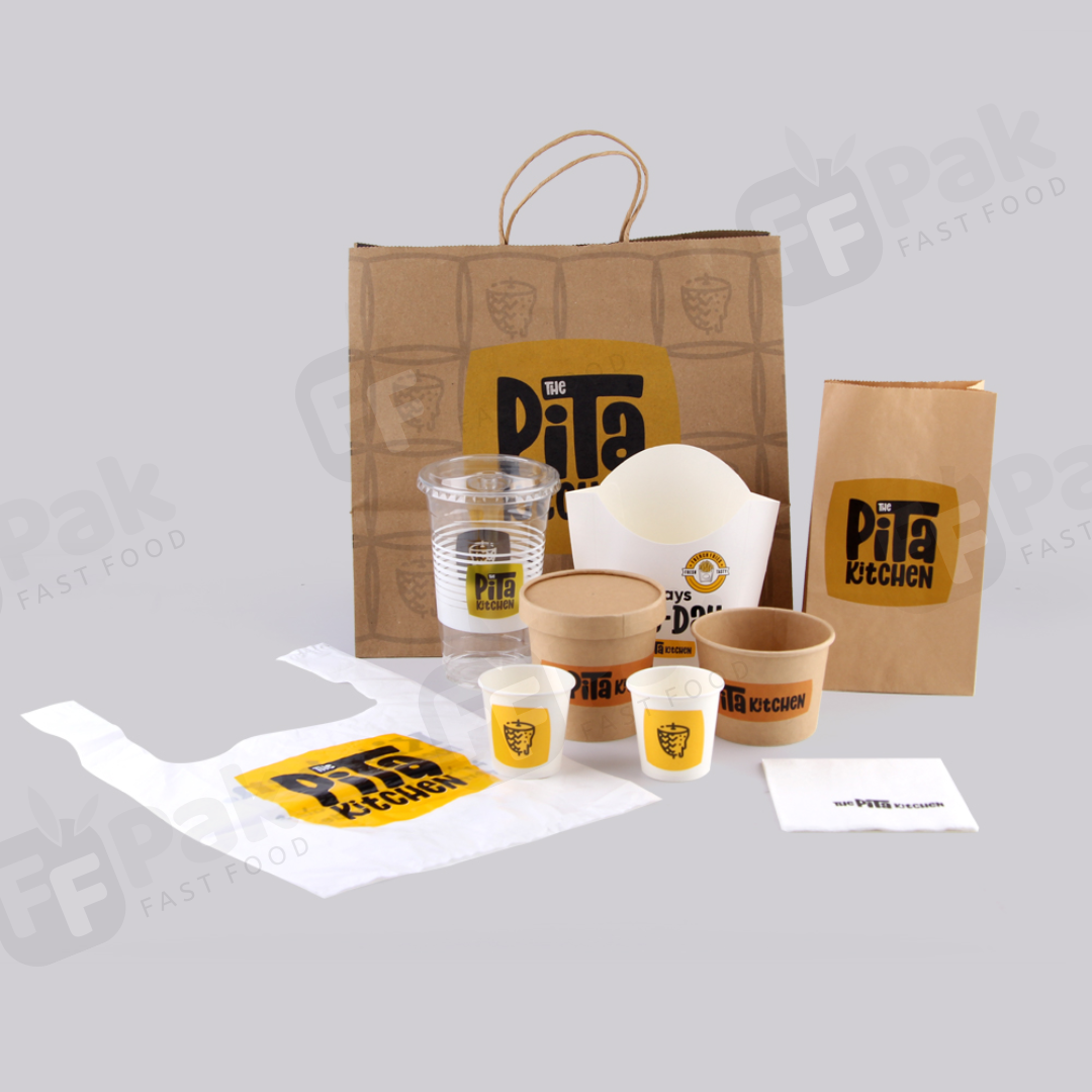 Customized Branded Pita Food Packaging Solution