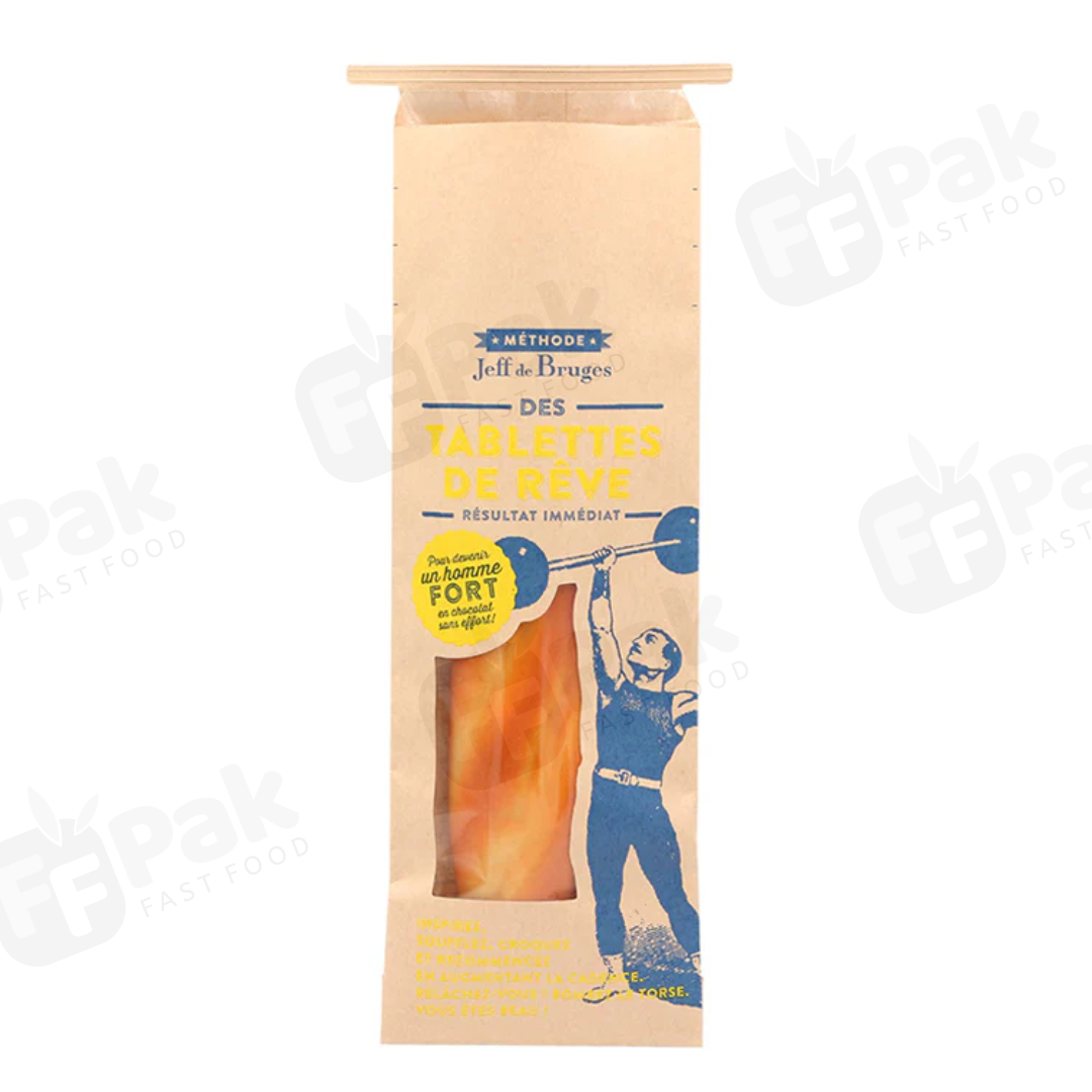 Waterproof Takeaway Food Paper Bag Take Away Food Packing Bag with Tin Tie