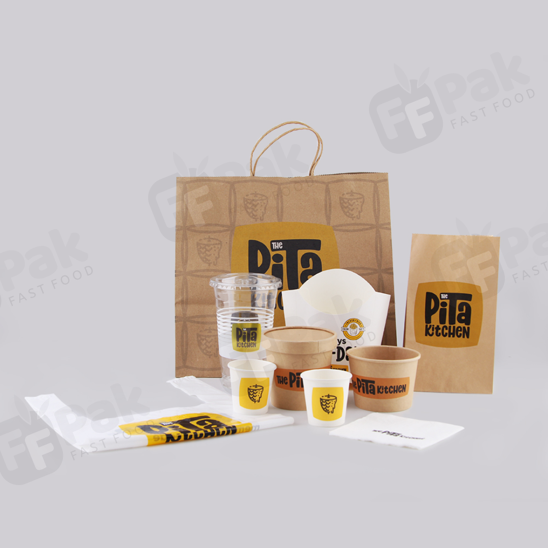 Customized Branded Pita Food Packaging Solution