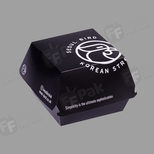 Custom Eco-friendly Fast Food Takeaway  Hamburger Box - Fastfoodpak