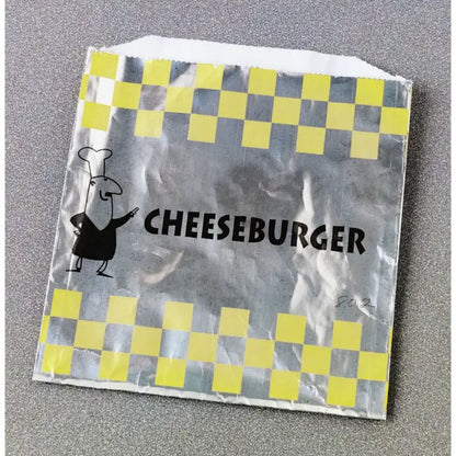 Durable Foil Burger Bags for Takeout & Fast Food Packaging