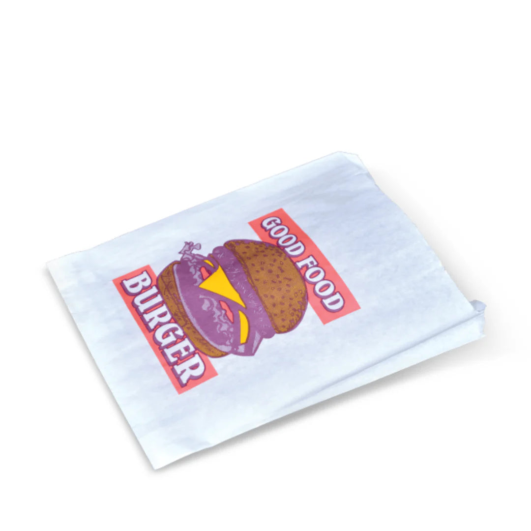 Sac en papier recyclable imprimé par logo personnalisé à emporter Fast Food Satchel