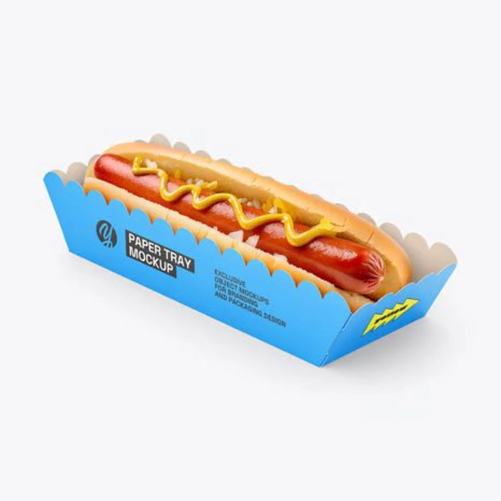 Boîte d'emballage de hamburger de personnalisation commerciale jetable