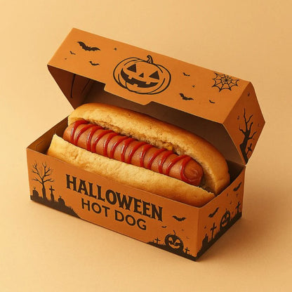 Boîte d'emballage de hamburger de personnalisation commerciale jetable