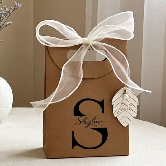 La nourriture écologique de recyclage d'impression personnalisée emporte les poignées de sac en papier kraft