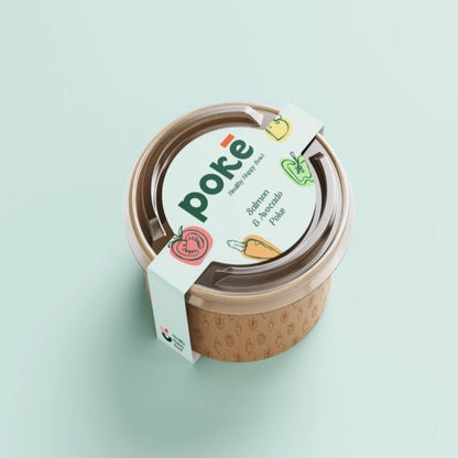 Bols à soupe chauds en papier kraft respectueux de l'environnement avec couvercle ventilé