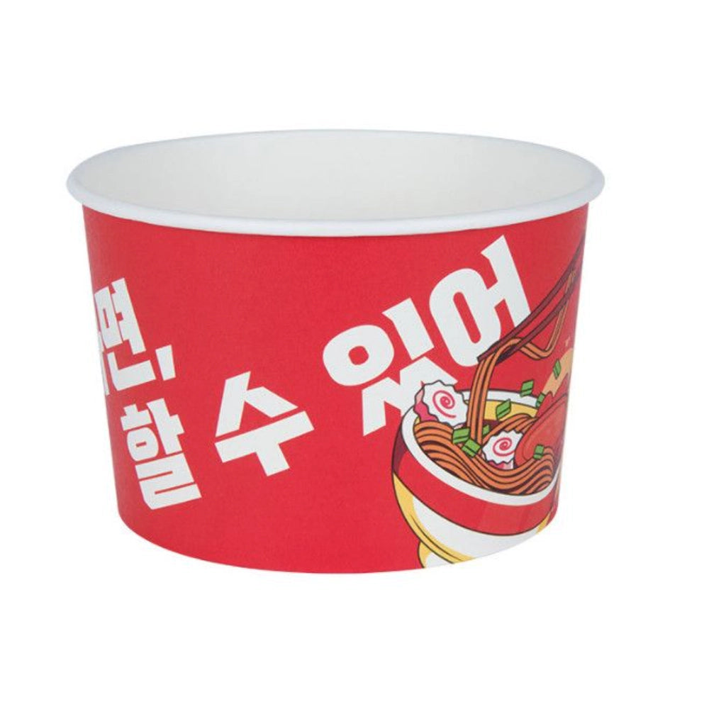 Disposable Paper Containers for Serving Soups and Noodles