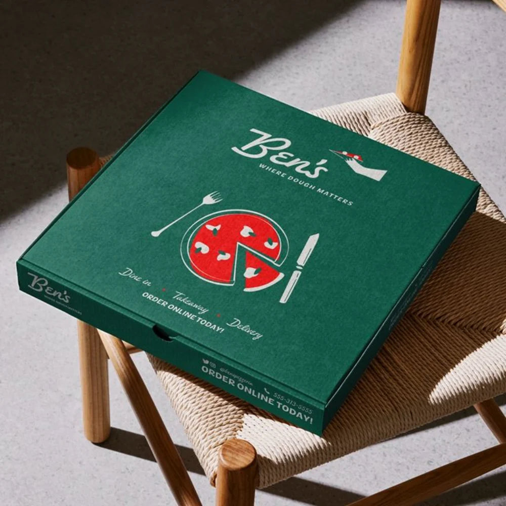 Customizable Pizza Boxes with Logo for Branding & Takeout