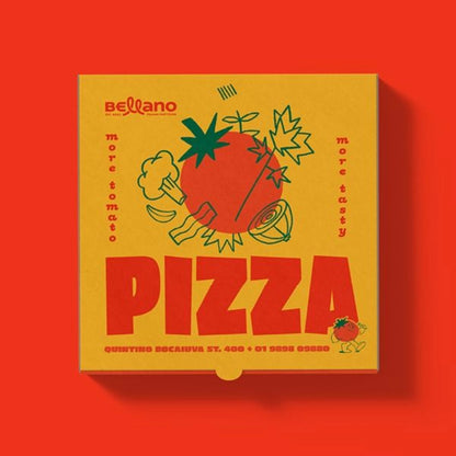 Customizable Pizza Boxes with Logo for Branding & Takeout