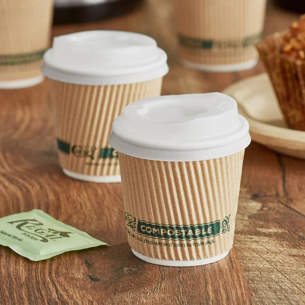 Textured Insulation Drinkware for Hot Beverage Takeout