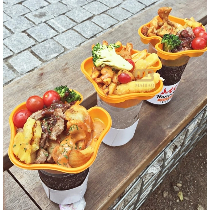 Custom Snack and Drink Cup for Combo Food Packaging