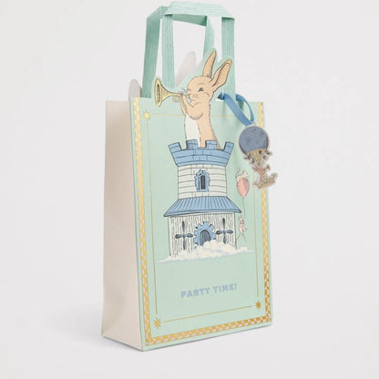 La nourriture écologique de recyclage d'impression personnalisée emporte les poignées de sac en papier kraft