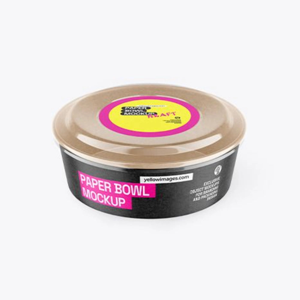 Durable Takeaway Bowls with Lids for Hot & Cold Foods