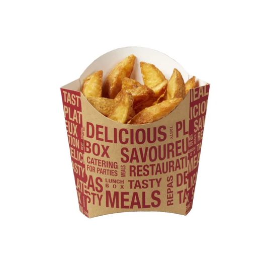 Impresión de logotipo personalizado Papas fritas Pollo frito Copas Nuggets Envasado de comida rápida