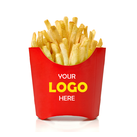 Impresión de logotipo personalizado Papas fritas Pollo frito Copas Nuggets Envasado de comida rápida