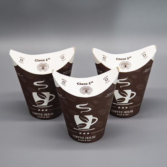 Custom Single Wall Food Grade Paper Hot Drink Cup with Handle  Wholesale,Manufacturers & Suppliers