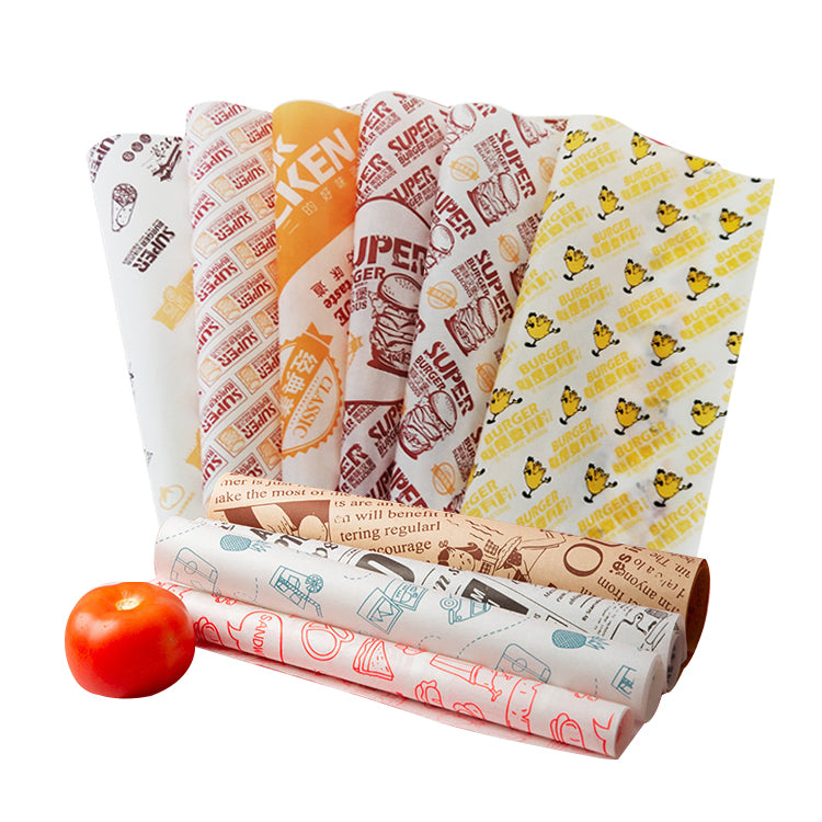 Shawarma Wrap Paper Food Service Tissue Burger Wraps Packaging