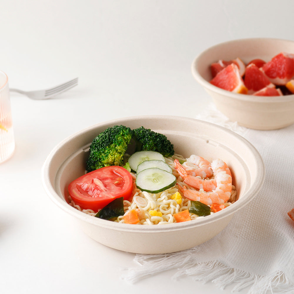 Compostable Soup Bowl, Disposable White Bowl 200 ML 100's - Go-Compost Food  Grade Container