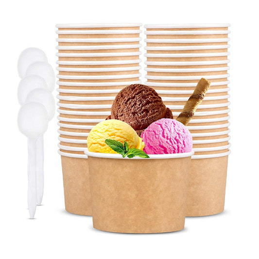 Factory Customized Disposable Cheap Price Food Salad  Plate Kraft Paper Bowl - Fastfoodpak