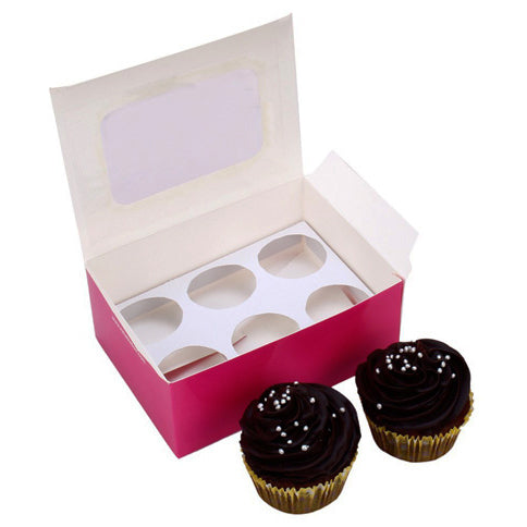 Logo imprimé personnalisé Muffins Desserts Boîtes sucrées à biscuits Boîtes d'emballage de beignets alimentaires pliantes