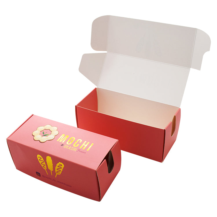 Wholesale Biodegradable Bakery Packaging Custom Printed Hot Dog to go Paper Box