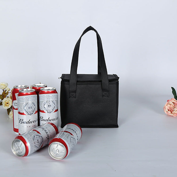 Custom Insulated Cans Cooler Bag Non Woven Outdoor Picnic Food Cooler Bag