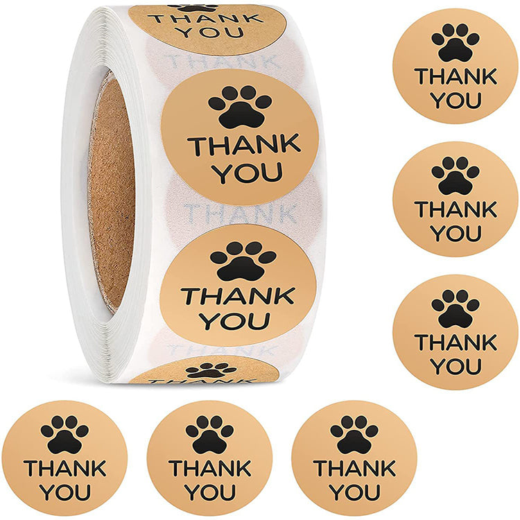 Custom Adhesive Round Vinyl Sticker Glossy Food Label Paper Sheet Roll ...