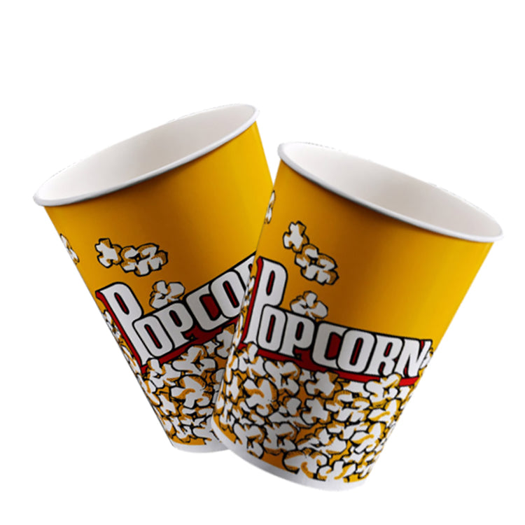 Logotipo personalizado Fábrica Precio barato Bbiodegradable Caja de palomitas de maíz Caja de palomitas de maíz Cubos de palomitas de maíz