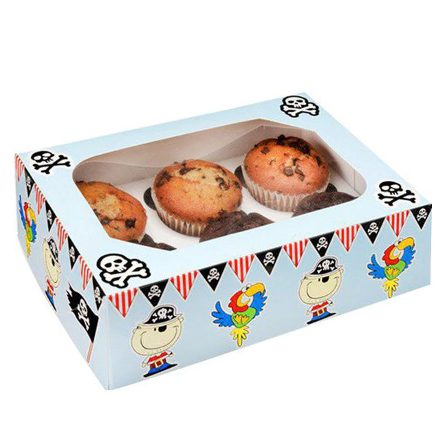 Custom Printed Logo Muffins Desserts Cookie Sweet Boxes Folding Food Donut Packaging Boxes