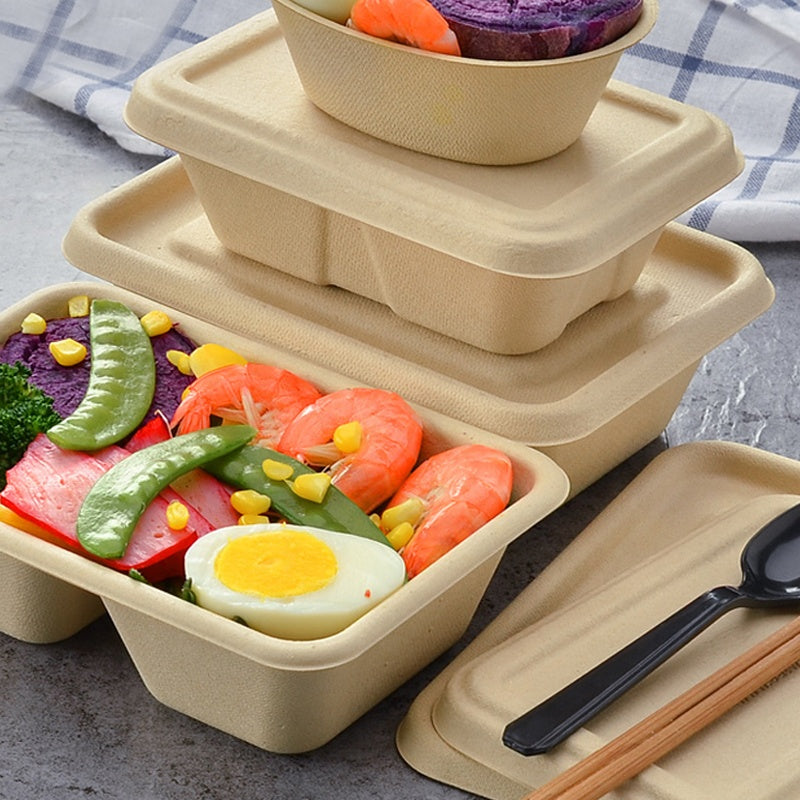 Biodegradable Pulp Paper Food Container | Fastfoodpak