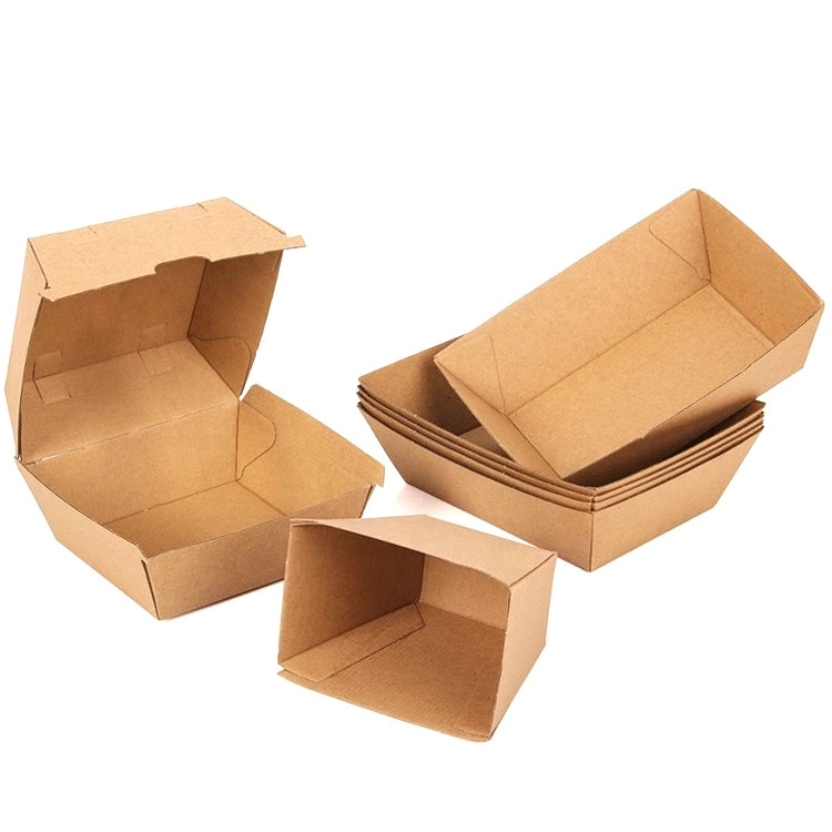 Corrugated take-away meal box