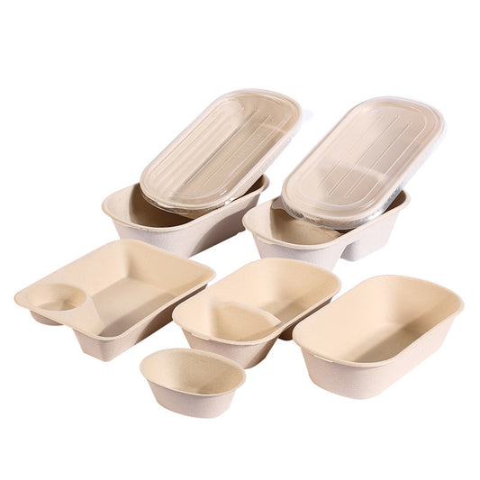 Bagasse Food Containers by Boardwalk® BWKHINGEWF3CM9